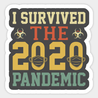 I survived the 2020 pandemic Sticker